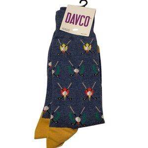 Davco Cotton Blend Golf Golfing Socks Mens Sock Size 10-13